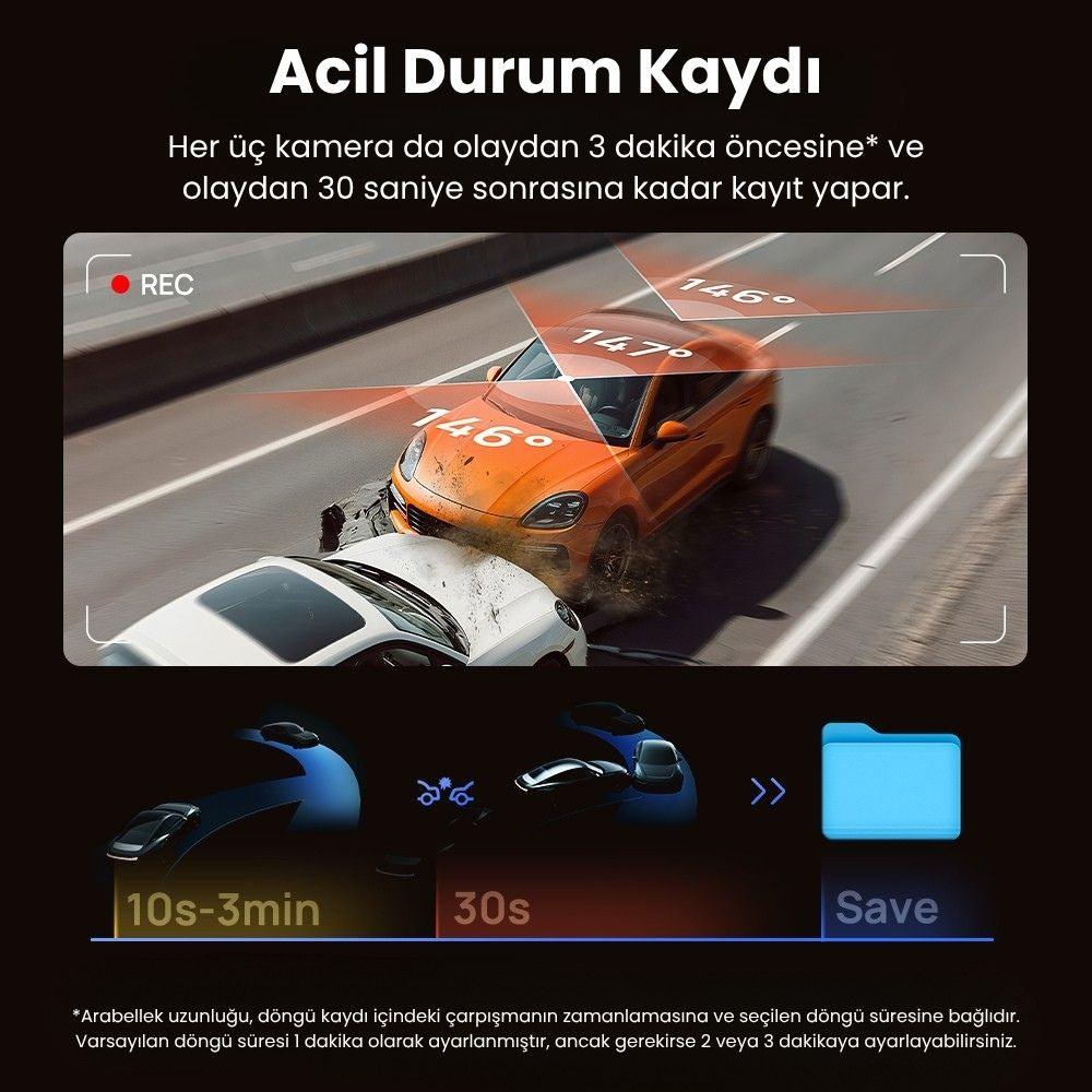 70mai T800-2 Araç Kamerası Seti
