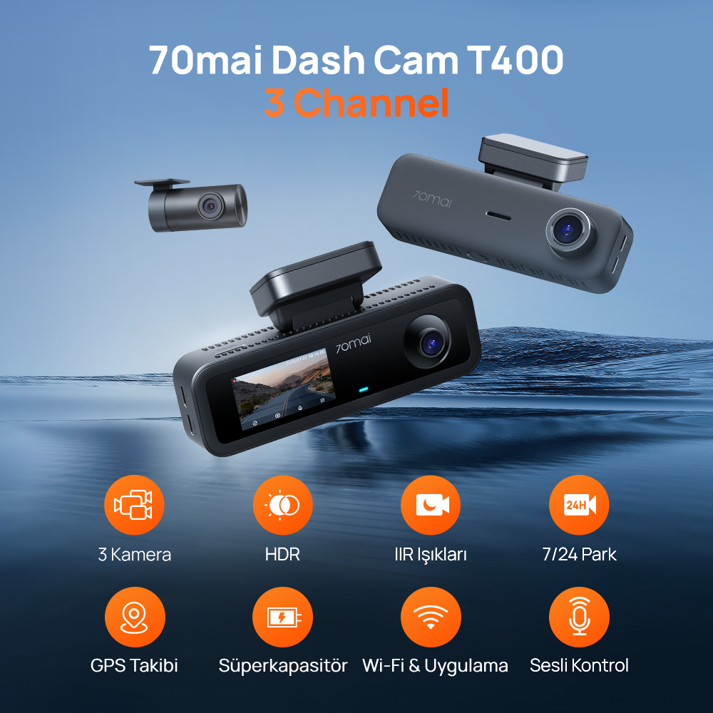 70mai T400 Araç Kamerası Seti